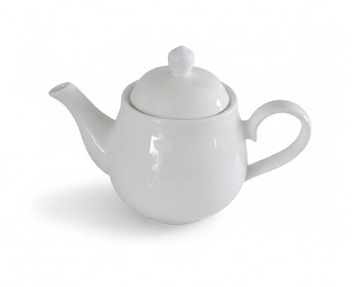 Provance Kaffeekanne & Teekanne aus Premium Porzellan Weiß –...