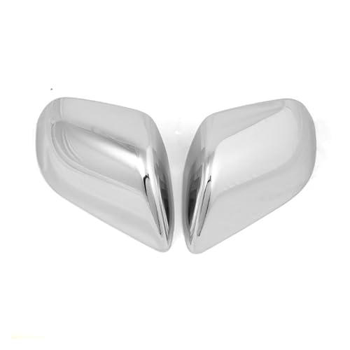 O~[ For Fit For Tesla for model 3 Rearview Mirror Shell Replacement Cover Exterior Side Mirror Caps Replace Parts(Mirror Silve