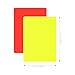 CORHAD Referee Cards Set 10Pcs Red and Yellow Soccer Cards Glossy PVC Lightweight Portable Football Judge Cards for Match Officiating