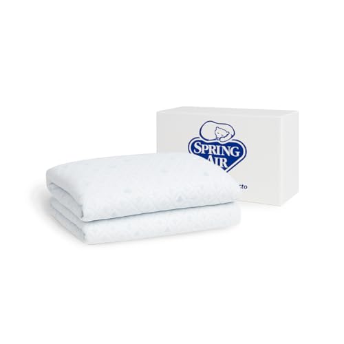 Opiniones de Cubre Colchon Spring Air del mes. 43 ATLAS DEL DESCANSO Spring Air Cubre Colchon Cool Sleep | Protector Acolchado, Impermeable e Hipoalergénico | Transpirable y Fresco | Contorno Elástico Ajustable 45 cm de Altura...