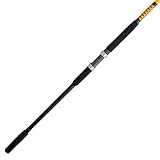 Ugly Stik Bigwater Conventional Fishing Rod, Black/Red/Yellow, 12' - Extra Heavy - 30-50lb - 2pc