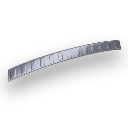 Mossa Plaque Acier pour Le Pare-Choc arrière adapté pour Opel Corsa D Hayon 3 Portes, 5 Portes (2006-2014) - TR - Argent (Mat)