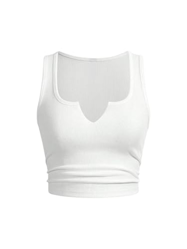 QJQ Women's Basic Sleeveless V Neck Tank Tops...