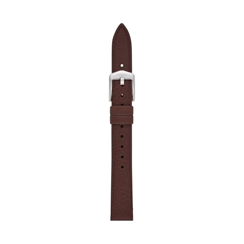 Image of Fossil Men's 22mm Dark Brown LiteHide Leather Watch Band