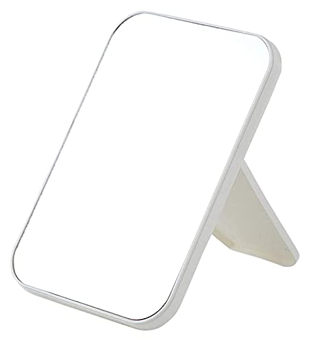 WYUYIWH Espejo de maquillaje espejo de maquillaje HD espejos de maquillaje, espejo de tocador de escritorio, espejo de princesa de belleza, espejo cuadrado de mesa plegable, espejo de tocador portátil
