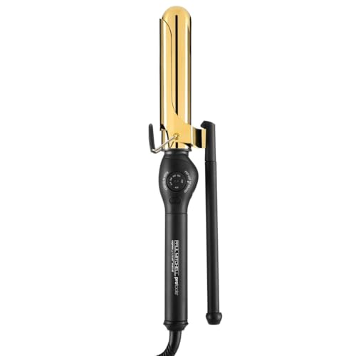 Paul Mitchell Pro Tools Express Gold Curl Marcel Titanium Curling Iron Fast-Heating to Create a Variety of Curls 1.25 Barrel