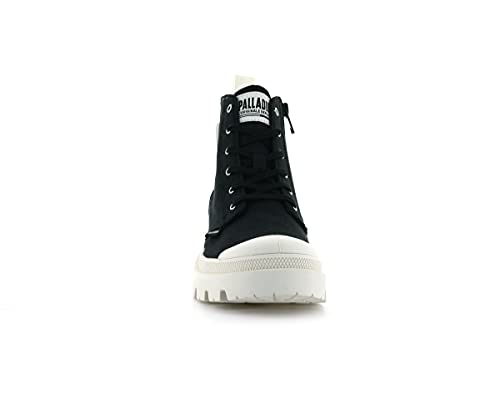 Image of Palladium Women's Pallabase Twill Canvas Combat Ankle Boots