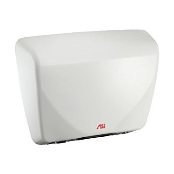 ASI Roval 10-0185 Hand Dryer, White Steel Cover, Universal Voltage