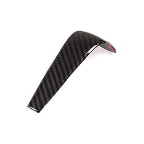 WODOFO GDR Car Center Control Gear Shift Knob Head Frame Cover Sticker Interior Trim Compatible with BMW E87 E90 E92 E93 1 3 Series Old Model Carbon Fiber Style Cover