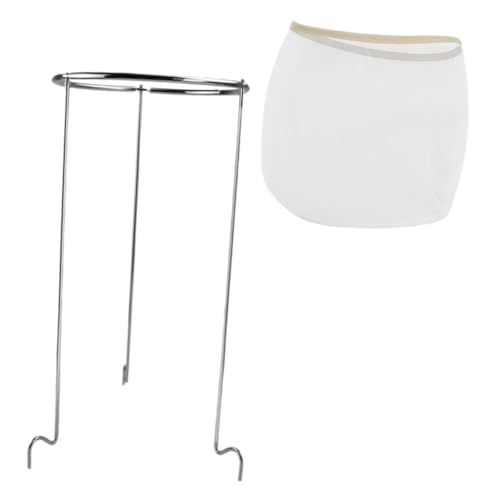 BRIGHTFUFU Jam Strainer Set Large Straining Bag Wine Straining Bag Easy Clean Stand