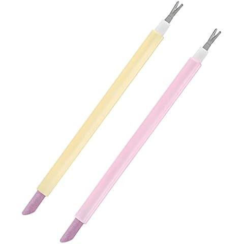 NMKL38 5PCS Double Sided Cuticle Trimmer Stone Nail File Set, Dead Skin Callus Removal Nail Art Pedicure Manicure Buffing Tools Cover