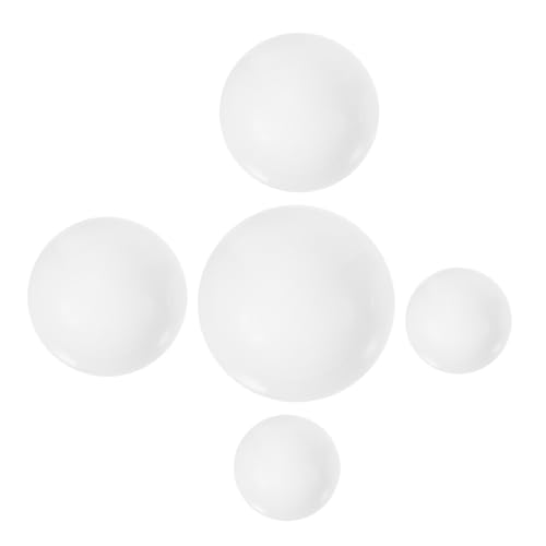 STOBAZA 5pcs Outdoor Stainless Steel Gazing Balls Reflective Garden Globes Polished Balls for Home Decor