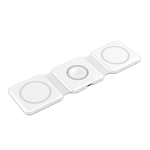 Station de charge sans fil pliable pour iPhone 15 14 13 12 Pro Max et montre connectée iWatch