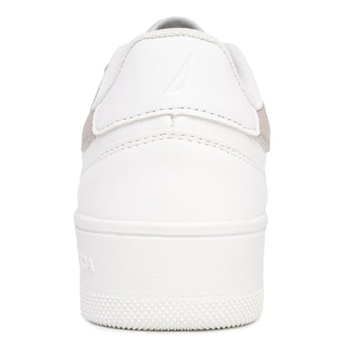 Image of Nautica Platform Sneakers for Womens Fashion Trendy Shoes White Casual Sneaker Thick Sole Everyday Walking Shoes