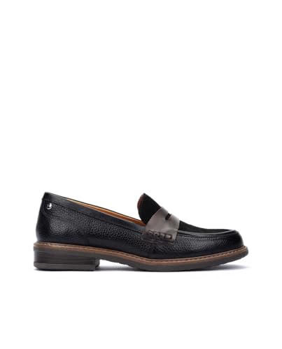 Image of PIKOLINOS Aldaya W8J-3541 Women's Loafers - Premium Calfskin Leather Slip-On - Lightweight Comfort, Removable Insole, Medium & Wide Width Ergonomic Everyday Support