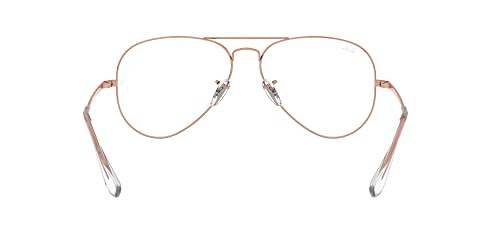Image of Ray-Ban Unisex Rx6489 Aviator Aviator Prescription Eyeglass Frames