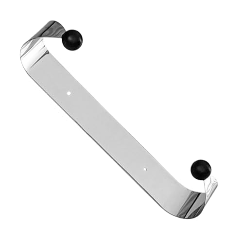 Porta asciugamani - Porta rotolo di asciugamani da cucina, porta asciugamani sotto l'armadio da cucina, porta asciugamani sospeso in acciaio inossidabile per la casa e il caffè, 34,5 x 6 x 10 cm