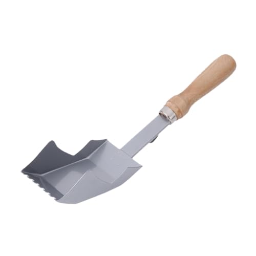 MYCENSE Concrete Trowel Scooper Carbon Steel Bricklaying Bowl Cement Bucket Scoop for DIY Projects Stucco Mortar Drywall Plaster, L - Image 7