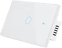 Interruptor Inteligente Wifi 1 Tecla Branco - Compatível com Alexa Google Home Tuya - Sem Fio Neutro
