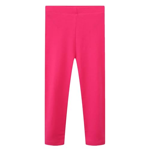 Girls Children Plain Cotton Leggings Elastic Waist Soft Leggings Sports Pants Casual Pants Jogging Pants2