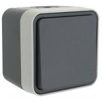Pulsador NA/NC gris bouton commande contacteur inverseur