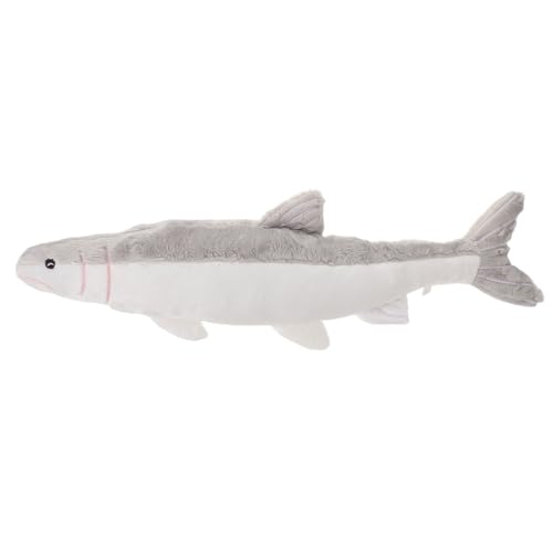 Alipis Plush Fish-shaped Throw Pillow 50cm – Soft Cartoon Fish Lumbar Cushion – Tropical Sea Animal Plush for Room and Beach Decor