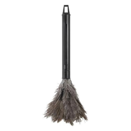 1 Pcs Plumero Retráctil, Plumero de Plumas de Avestruz, Plumero, Retráctil hasta 40cm, Adecuado para Limpiar Oficinas, Salas de Estar, Estanterías, Teclados y Automóviles.