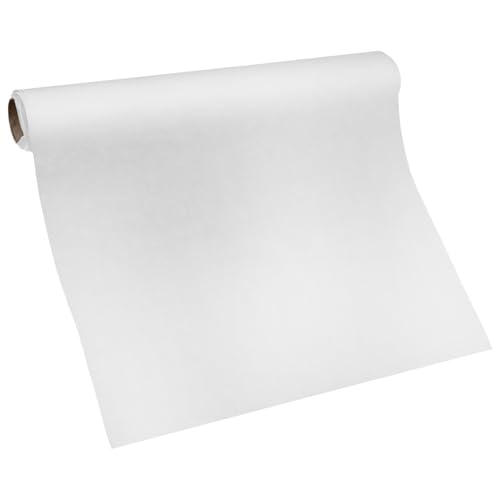 Angoily Backpapier Rolle Hitzebeständiges Antihaftendes Pergamentpapier für Ofen Ölabsorbierend Zuschneidbar zum Brötchen Aufbacken und Vielseitigem Backen