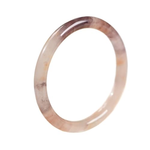 Jonc en jade violet naturel contre le stress, bracelet authentique pour retrouver le calme