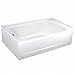 American Standard 2460002.020 Cambridge Procelain-Enameled Steel 60-In X 32-In Alcove Bathtub with Left Hand Drain, 50-60 gal, White