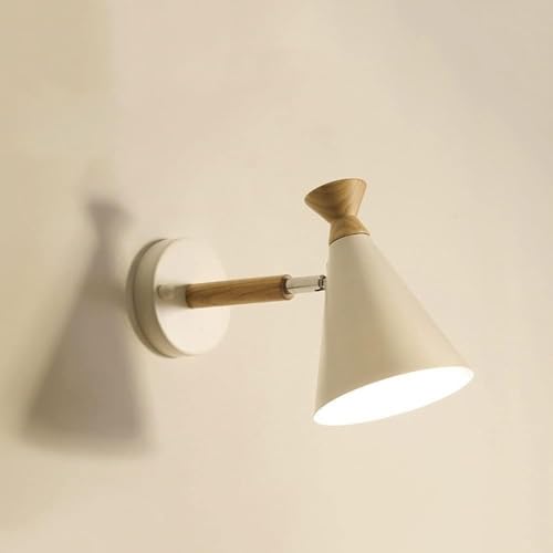 Metal Shade Wall Sconce Modern Wall Light Bedside Wall Lamp Reading Lamps Compatible with Bedroom Bedside Living Room Study Office Library Indoor Lighting Fixtures