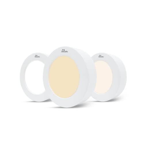 Murphy 5W CBL 3-in-1 Round Surface Down Light Color Changing Light (Cool White/Warm White/Natural White, Pack of 1)
