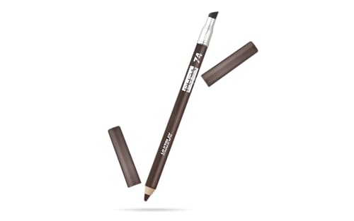PUPA Milano Multiplay Eye Pencil - Multipurpose Pencil - Suitable For Sensitive Eyes - Soft And Smooth Texture - Paraben Free - Ophthalmologist Tested - Amazing Color - 74 I Love Brownie - 0.04 Oz