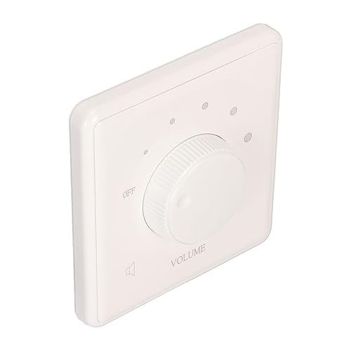 Régler le volume par interrupteur mural blanc pour haut-parleur 10W