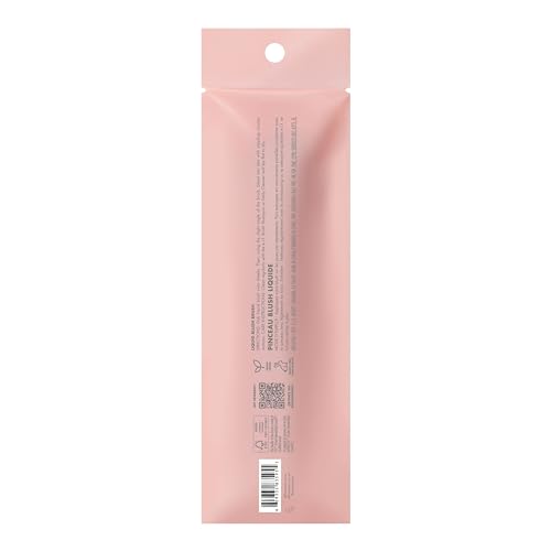 e.l.f. Camo Liquid Blush Brush, Angled Blush Brush Ideal For Applying & Blending Colours On Cheeks, Soft, Dense Bristles - Image 4
