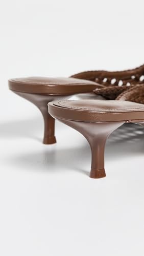 Larroudé Women's Amal Macrame Heels3