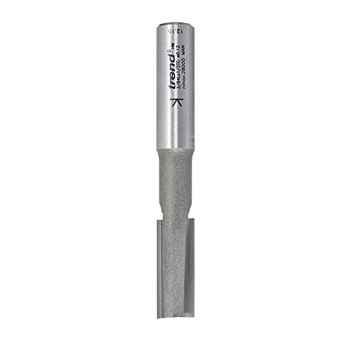 Trend Professional Two Flute Pocket Cutter, 12.7mm Diameter, 1/2 Inch Shank, 22mm Cut Length, Tungsten Carbide Tipped, 3/84LX1/2TC - Image 2
