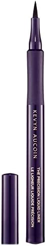 Kevyn Aucoin The Precision Liquid Liner, Black: Easy use with a glide-on felt tip eyeliner. Ultrafine precise applicator for sharp lines. Light to heavy application. Smudge-proof. All day long wear.