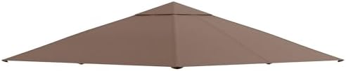 Tetto Di Ricambio Per Gazebo Outsunny 3x3m - Telo Traspirante, Facile Da Montare, Made In Italy