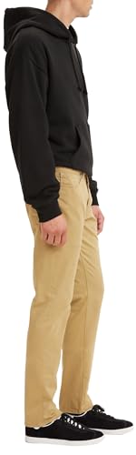 Image of Levi's Men's 511 Slim Fit Slim Jeans, Beige (Harvest Gold Sueded Sateen Wt B 4425), 32W / 32L