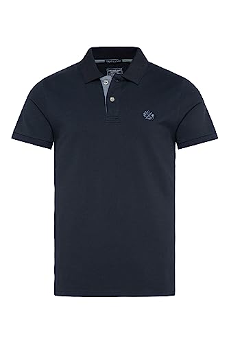 Camp David Herren Basic Polo aus Pikee mit Logostick Absolute Blue XXXL