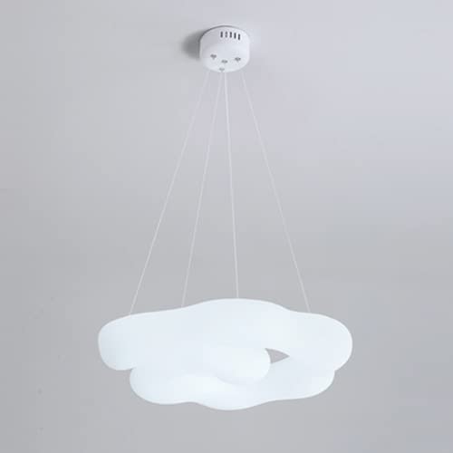 Suspension blanche moderne en acrylique, lustre haut de gamme de 110W