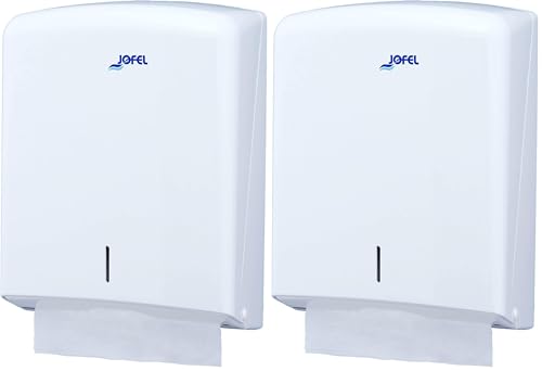 Distributeur de serviette en papier pliage en Z anti-gaspillage Jofel