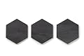 Lucida Surfaces Luxury Vinyl Floor Tiles | Glue Down Adhesive Flooring | 25 Marble and Wood Look Hexagon Shaped Tiles | MosaiCore | 12.25 Sq. Feet