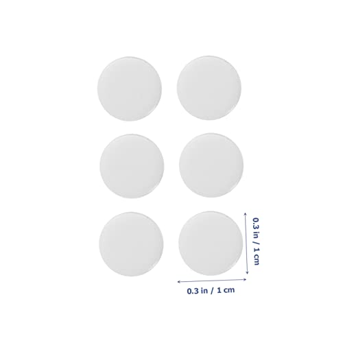 Operitacx 300Pcs Fita Dupla Face Nano Fita Circular Adesivos Painéis Acústicos Adesivo Transparente