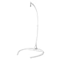 TheirNear Hammock Chair Stand(Stand Only), White C Stand for Hanging Egg Chair/Swing Chair, Indoor/Outdoor Hanging Chair Stand Only, Heavy Duty 330Lbs Weight Capacity