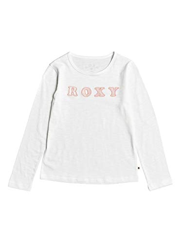 Roxy Bananas Party - T-Shirt Manches Longues - Fille 4-16 - 14 - Blanc