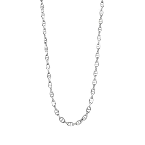 Image of THE MEN THING Chain for Men, Luxury Pure Titanium Steel Chain | Silver Stainless Steel Chain | Necklace Jewellery for Men & Boys