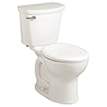 American Standard 215DB104.020 Cadet Pro 1.28 GPF 2-Piece Round Front Toilet with 10-in Rough-In, Medium, White