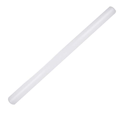 JLCP Large Pizza Dough Roller, 35Cm/40Cm/50Cm/60Cm White PP Plastic Non-Stick Rolling Pin for Fondant/Pasta/Pie Crust/Cookie/Pastry,50cm